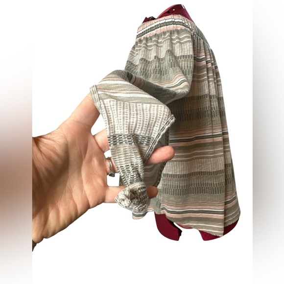 Point Zero off the shoulder stripe knit loose fitting top - Picture 5 of 12